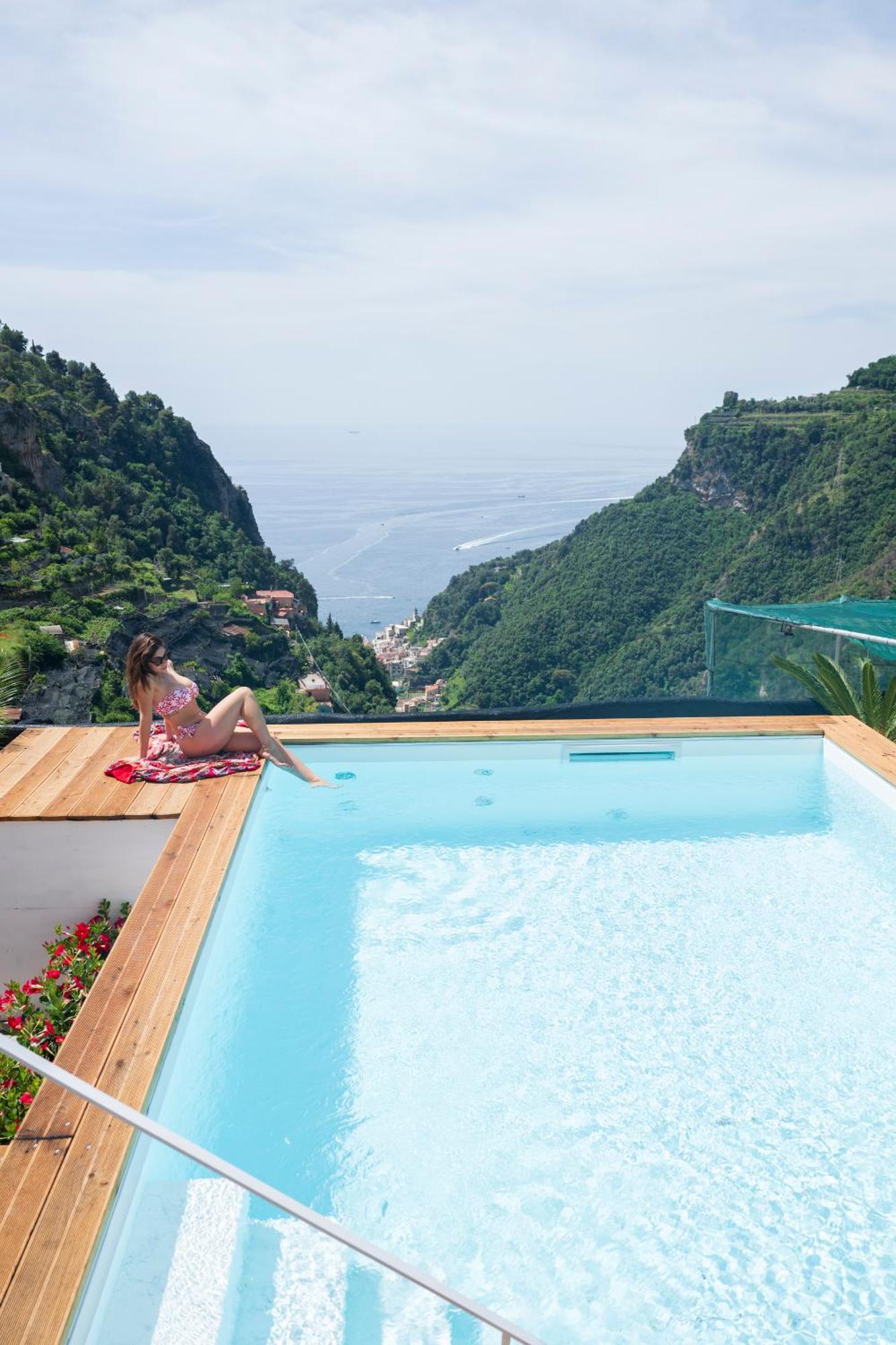 Villa Amalfi Sky View Scala Exterior foto