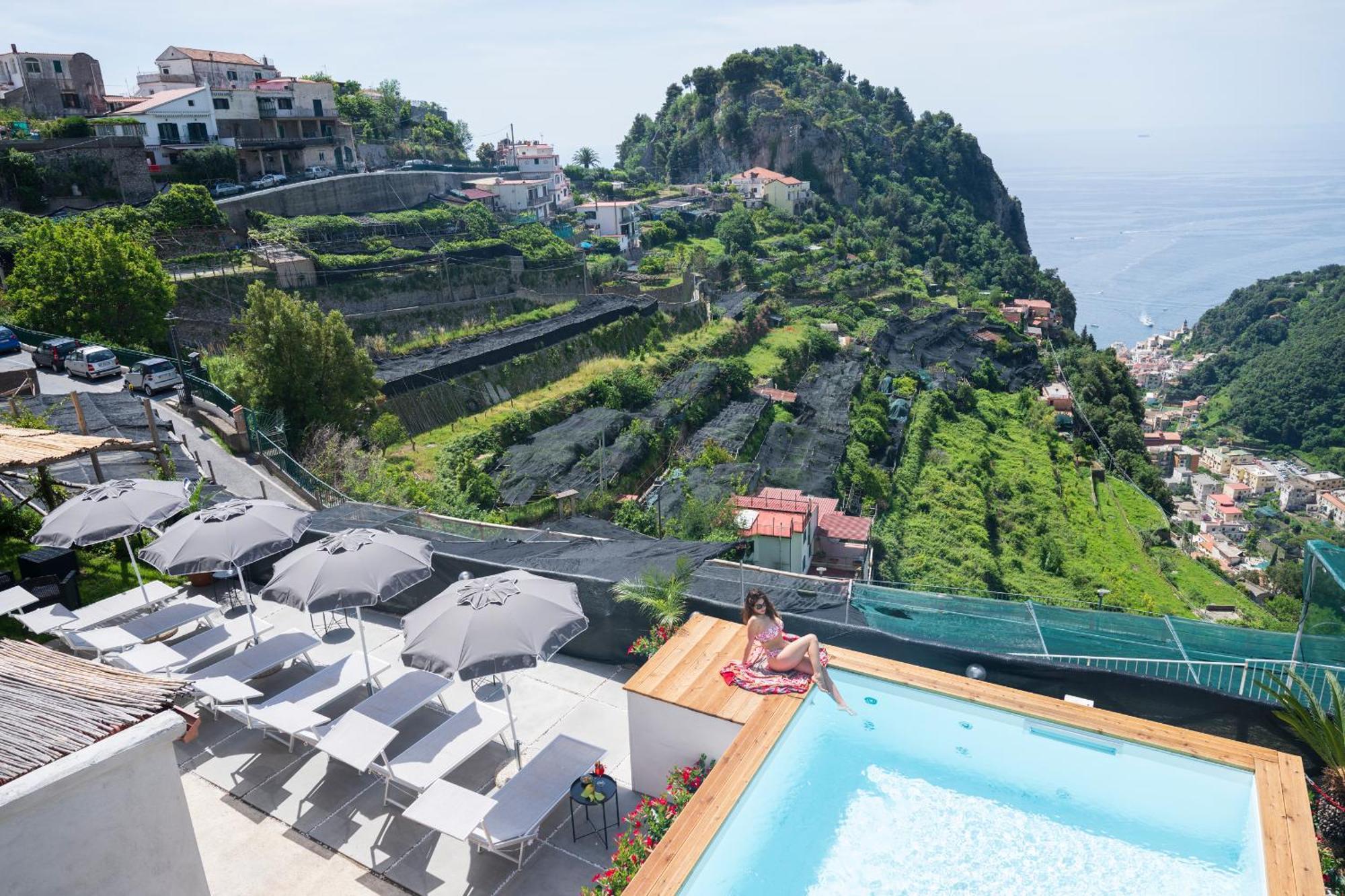 Villa Amalfi Sky View Scala Exterior foto