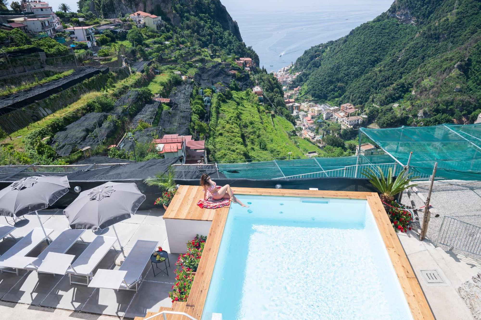 Villa Amalfi Sky View Scala Exterior foto